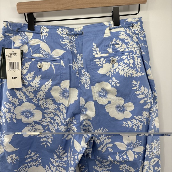 Ralph Lauren Wide Leg Crop Chino‎ Pants w/ Drawstring. Women's 12 Petite NWT - Picture 13 of 16